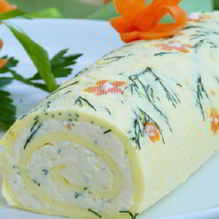 Рецепт Рулет Белоснежка