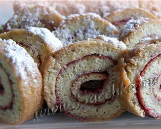 Рулет бисквитный