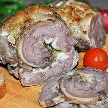 Рецепт Рулет из говяжьей пашины в духовке