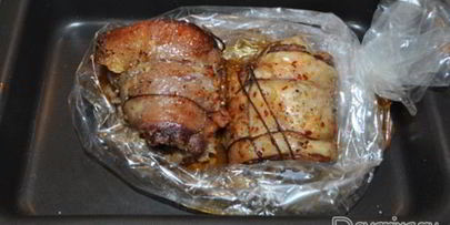 рулет из говяжьей пашины в духовке