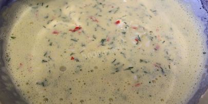 рулет из крабовых палочек