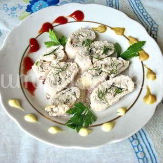 Рулет из курицы