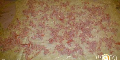 рулет из лаваша с икринкой