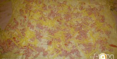 рулет из лаваша с икринкой