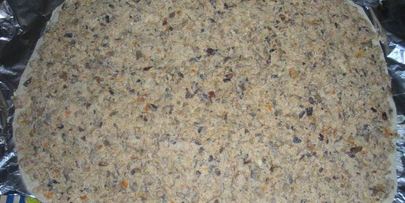 рулет из лаваша с курочкой и грибочками