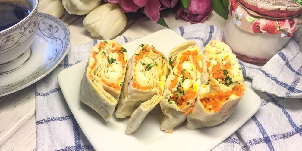 Рецепт рулет из лаваша