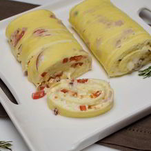 Рецепт Рулет из омлета с сыром