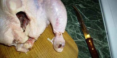 рулет куриный с гарниром