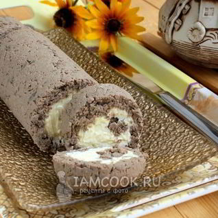 Рулет печеночный с маслом