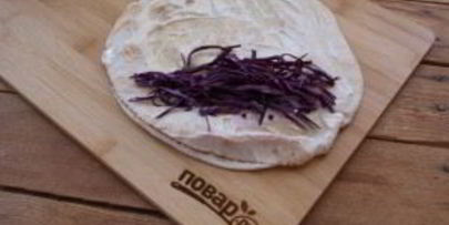 рулет радуга с овощами