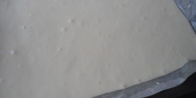 рулет с черемухой и рикоттой