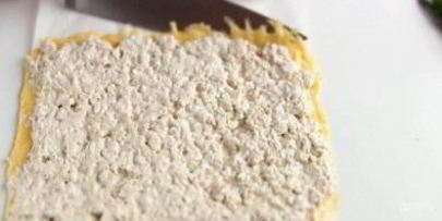 рулет с курицей сказочное полено