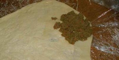 рулет с паштетом печени индейки