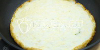 рулет с сыром и зеленью