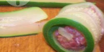 рулетики из кабачков в сливочном соусе