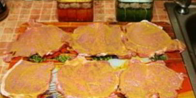 рулетики из мяса в духовке