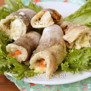 Рулетики из рыбы