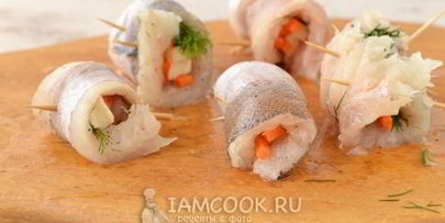 рулетики из рыбы