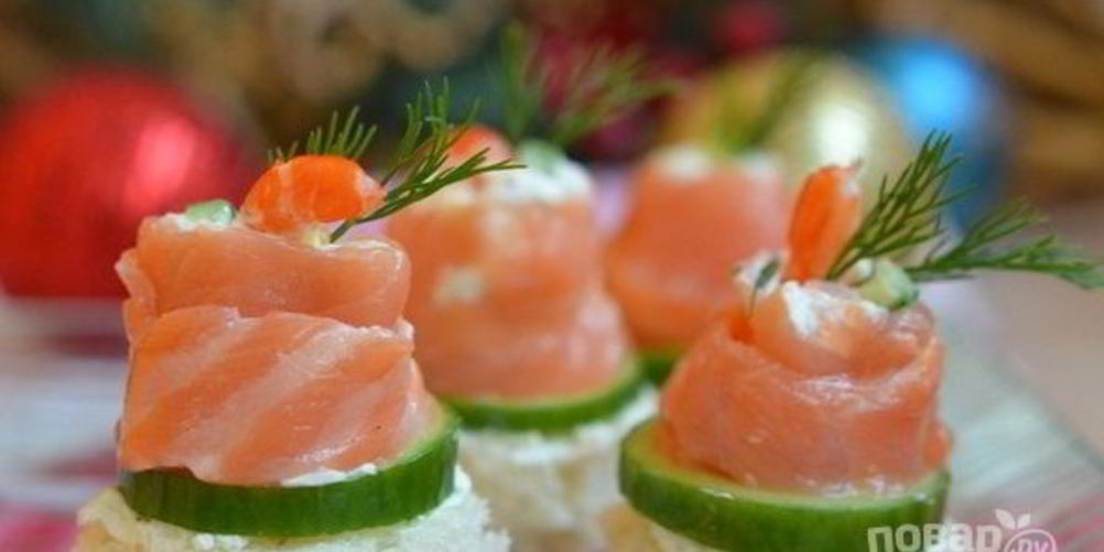 Рецепт рулетики из семги с творожной начинкой