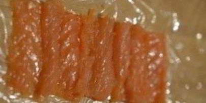 рулетики из семги с творожной начинкой