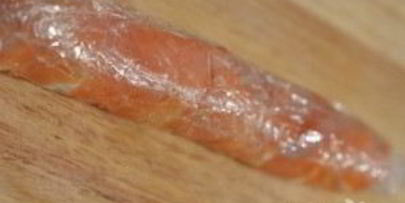 рулетики из семги с творожной начинкой