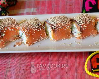 Рулетики из семги