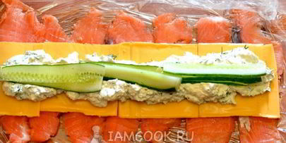 рулетики из семги