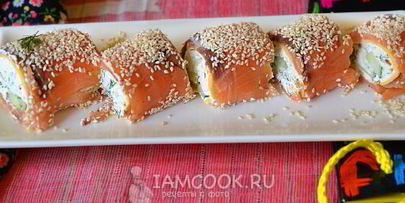 рулетики из семги