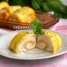 Рецепт Рулетики из цукини с курицей и сыром