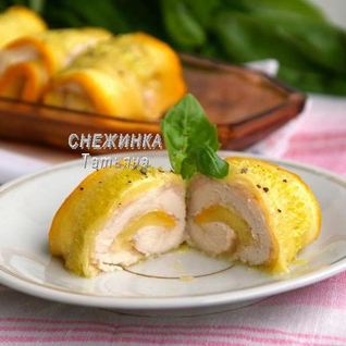 Рулетики из цукини с курицей и сыром