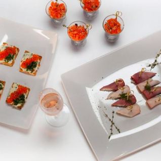 Рулетики из ветчины