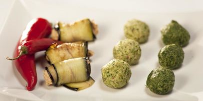 рулеты из баклажанов