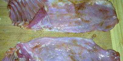 рулеты из брюшка кролика