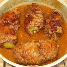 Рецепт Рулеты из говядины в духовке