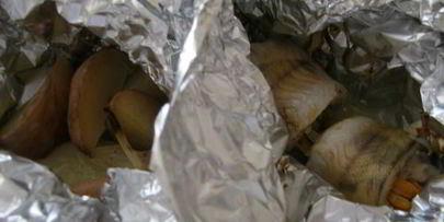 рыбные рулетики под лимонным соусом