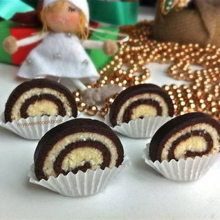 Сладкий рулет без выпечки