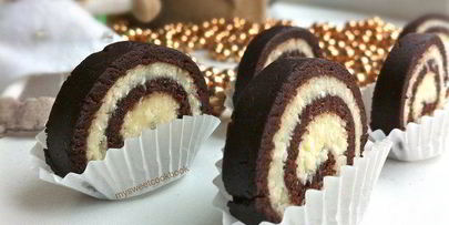 сладкий рулет без выпечки