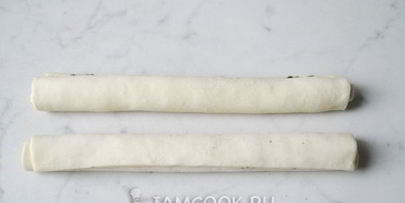 слоеные рулетики с маком