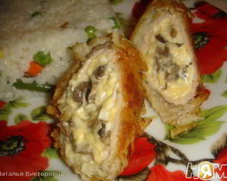 Свиные рулеты в картофеле