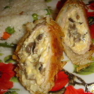 Свиные рулеты в картофеле