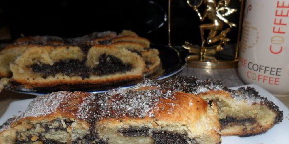 Рецепт творожный рулет с маком и шоколадом