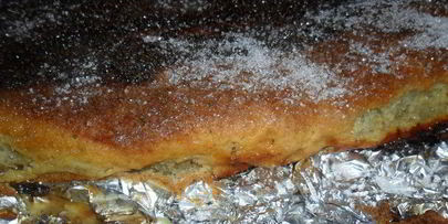 творожный рулет с маком и шоколадом