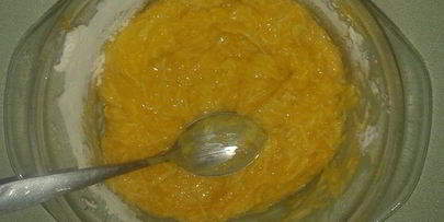 тыквенно-чесночный рулет с рыбной начинкой