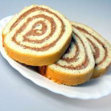 Рецепт Тыквенный рулет с шоколадной пастой