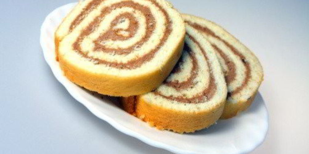 Рецепт тыквенный рулет с шоколадной пастой