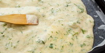 яичный рулет с курицей и рисом