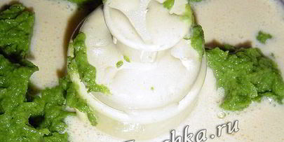 закусочный зеленый рулет