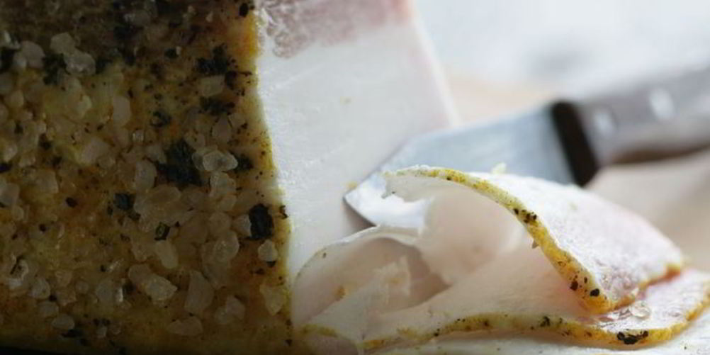 Рецепт сало с карри и мятой