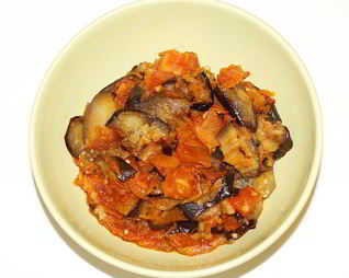 Соте из баклажанов