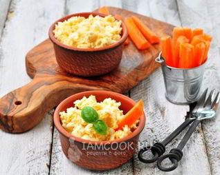 Сыр с чесноком и майонезом